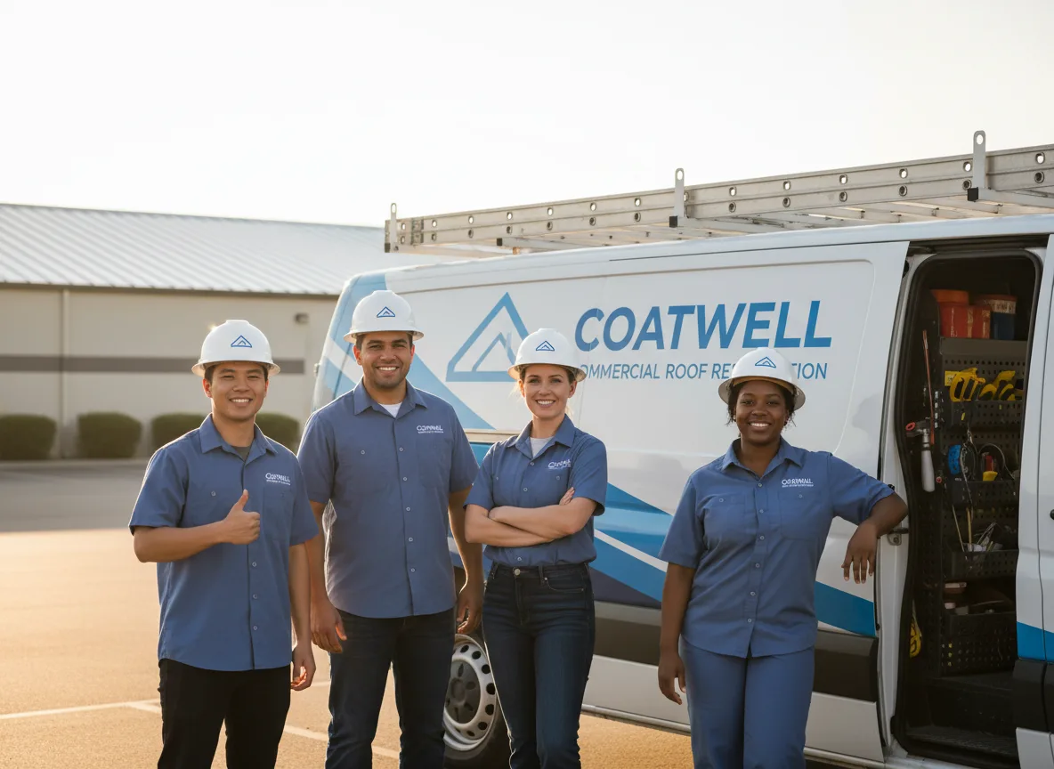 Commercial roof coating company in Meeker, OK